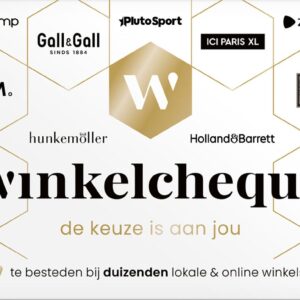 Winkelcheque - Waarde €100,00 - Dé winkel cadeaukaart - Besteed bij duizenden winkels en webshops