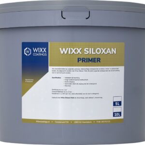 Wixx Siloxan Buitenprimer - 10L - RAL 9005 | Gitzwart