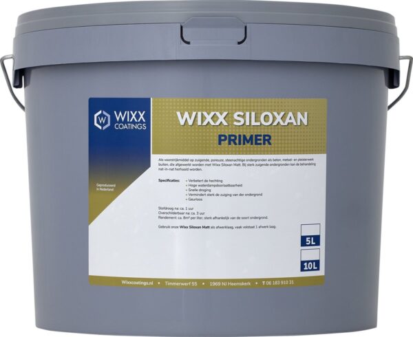 Wixx Siloxan Buitenprimer - 5L - RAL 7035 | Lichtgrijs