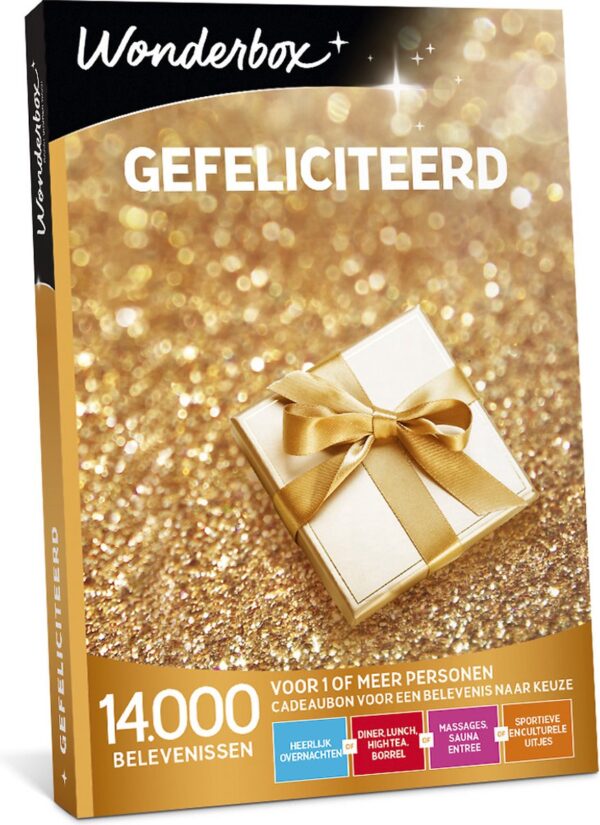 Wonderbox Cadeaubon - Gefeliciteerd!