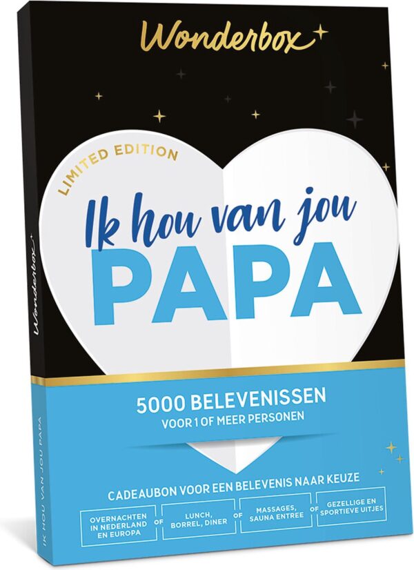 Wonderbox Cadeaubon - Ik hou van jou papa