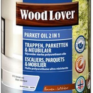 Wood Lover Parket Oil 2 In 1 1 Liter Antiek Wit