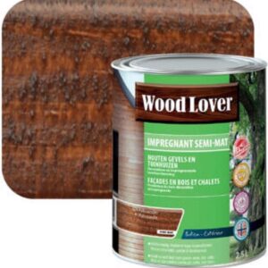 WoodLover Impregnant Semi-mat - 2.5L - 16m² - 629 - Rosewood