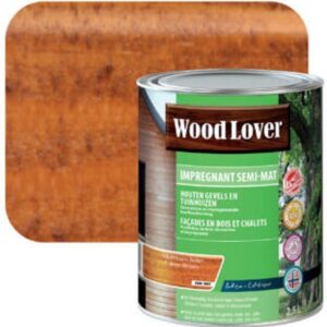 WoodLover Impregnant Semi-mat - 2.5L - 16m² - 630 - African walnut