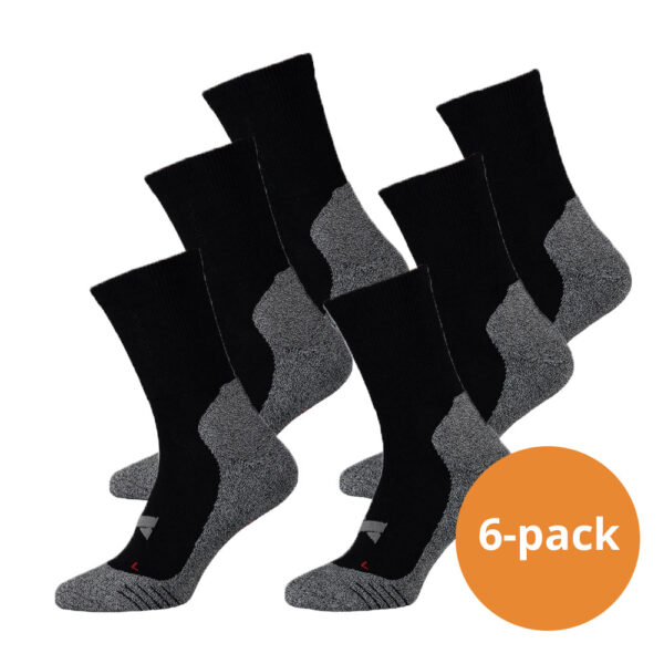 Xtreme Hiking Sokken 6-pack Multi Black-42/45