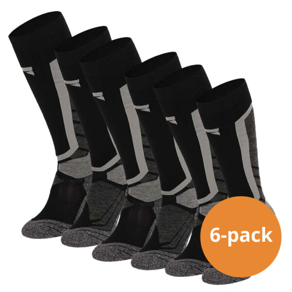 Xtreme Snowboard Sokken 6-pack Multi Black-39/42