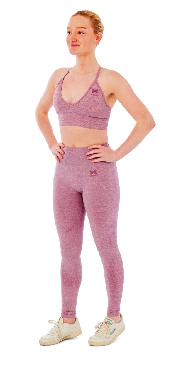 Xtreme Sportswear Dames Sportset - Sportlegging + Sport BH - Roze-M