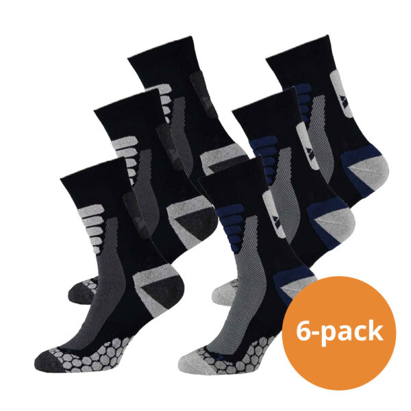 Xtreme Wandelsokken 6-pack Multi Blue