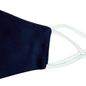 YOSMO - Zijden Mondkapje - kleur donkerblauw - 100% moerbei zijde - niet medisch - herbruikbaar