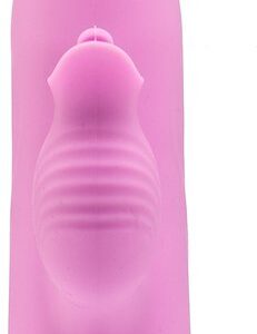 ZENN - verwarmende vibrator, clitoris, stotend, 2 zachte warme tongen, flexibel materiaal, extern en intern, 7 vibratie standen, USB oplaadbaar, waterdicht