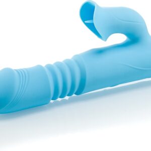 ZENN - verwarmende vibrator, in- en extern, stotend en roterend, heerlijke tong voor clitoris stimulatie, zacht flexibel materiaal, 7 vibratie standen, USB oplaadbaar, waterdicht