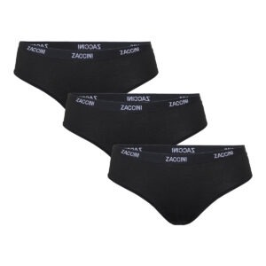 Zaccini Dames Hipsters 3-pack Black