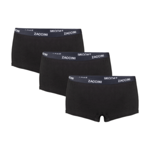 Zaccini Dames Shorts 3-pack Black
