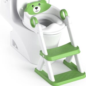 Zindelijkheidsbox - WC Verkleiner - Zindelijkheidstraining Kind met Trap - Groen