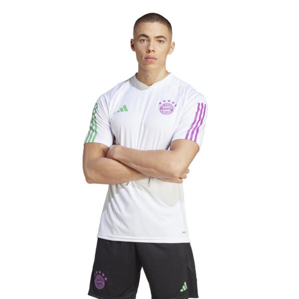 adidas Bayern München Trainingsset 2023-2024 Wit Zwart Groen Paars