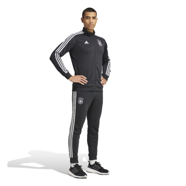 adidas Duitsland DNA Trainingspak Full-Zip 2024-2026 Zwart Wit