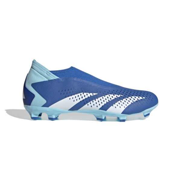 adidas Predator Accuracy.3 Veterloze Gras Voetbalschoenen (FG) Blauw Lichtblauw Wit