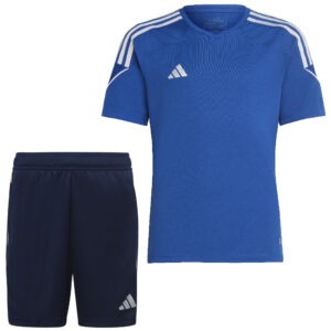 adidas Tiro 23 League Trainingsset Kids Blauw Donkerblauw Wit