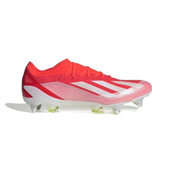 adidas X Crazyfast Elite IJzeren-Nop Voetbalschoenen (SG) Felrood Wit Geel