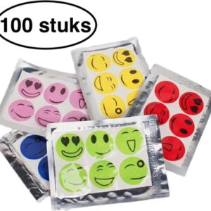 anti muggen stickers - citronella sticker - anti muggen - 102 stuks