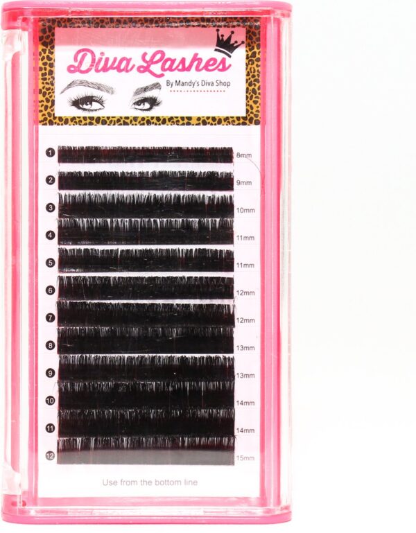 diva lashes wimperextentions C 0,07 15 MM