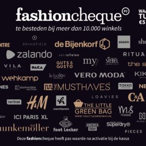 fashioncheque zwart - Cadeaukaart 150 euro