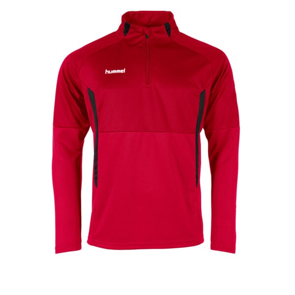 hummel Authentic 1/4 -Zip Trainingstrui Rood Zwart