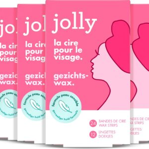 jolly - Waxstrips Gezicht - voor Dames - Voordeelverpakking 6 x 24 Stuks