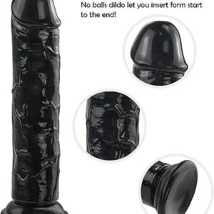 seksspeelgoed voor koppels, anale dildo's, realistische siliconen dubbele dildo met 3D-testikels 25 cm