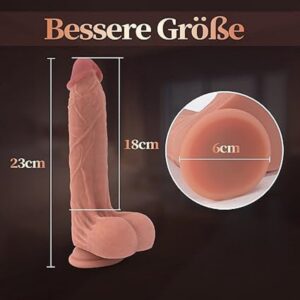 seksspeelgoed voor koppels, anale dildo's, realistische siliconen dubbele dildo met 3D-testikels