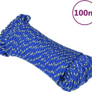 vidaXL-Boottouw-5-mm-100-m-polypropyleen-blauw